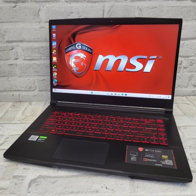 Игровой ноутбук MSI GF63 Thin 10SC 15.6" FHD / Intel Core i5-10300H / Nvidia Geforce GTX1650 / 16гб DDR4 / 256гб SSD + 500гб HDD #855 фото