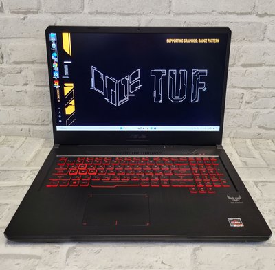 Игровой ноутбук ASUS TUF Gaming FX705DY 17.3" / Ryzen 5 3550H / Radeon RX560X / 16гб DDR4 / 256гб SSD + 1тб HDD #Asus TUF AMD фото