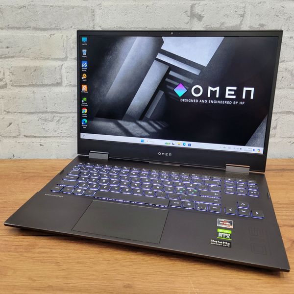 Игровой ноутбук HP Omen 15-en1824no 15.6" FHD 144гц / Nvidia Geforce RTX3060 / Ryzen 5-5600H / 16гб DDR4 / 1000гб SSD #789 фото