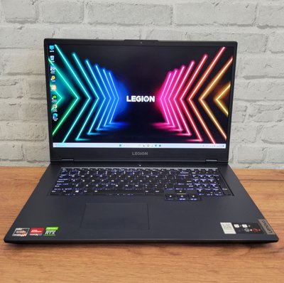 Игровой ноутбук Lenovo Legion 5 17ACH6H 17.3" 144гц / Ryzen 7-5800H 8 ядер/16 потоків / RTX3060 - 6gb / 16гб DDR4 / 1tb SSD #1037 фото