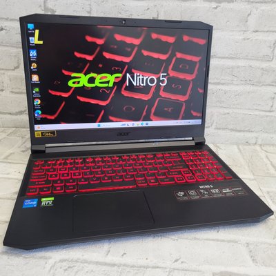 Игровой ноутбук Acer Nitro 5 AN515-57 15.6" FHD 144гц / Intel Core  i5-11400H / Nvidia Geforce RTX 3050 Ti / 16гб DDR4 / 512гб SSD #975 фото