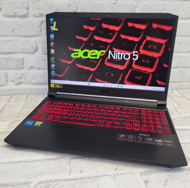 Ігровий ноутбук Acer Nitro 5 AN515-57 15.6" FHD 144гц / Intel Core i5-11400H / Nvidia Geforce RTX 3050 Ti / 16гб DDR4 / 512гб SSD #975 фото