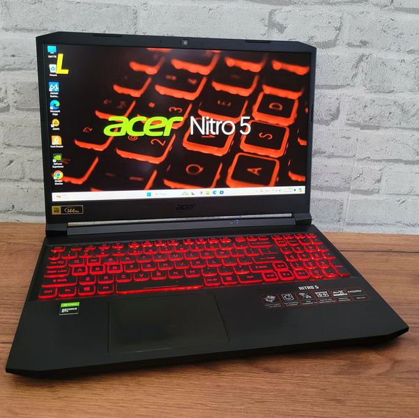 Ігровий ноутбук Acer Nitro 5 AN515-57-59EY 15.6" FHD 144гц / Intel Core i5-11400H / Nvidia Geforce GTX 1650 / 16гб DDR4 / 512гб SSD #1010 фото