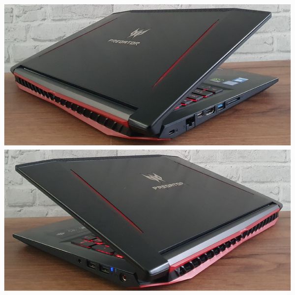Ігровий ноутбук ACER Predator Helios 300 / 15.6" FHD / 1060 6 гб / i7-7700HQ / 16гб DDR4/ 256гб SSD+ 500гб HDD #980 фото
