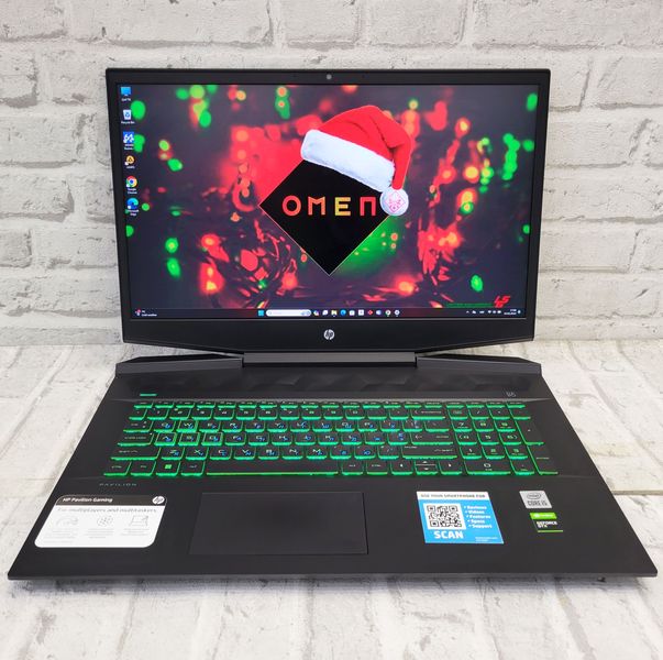 Ігровий ноутбук HP Pavilion Gaming 17cd1010nr 17.3" FHD / Intel Core i5-10300H / Nvidia Geforce GTX1650 / 16гб DDR4 / 512гб SSD #HP Pavilion Gaming 17.3 фото