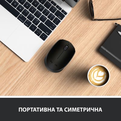 Бездротова оптична мишка Logitech M170 Grey logitech m170 фото