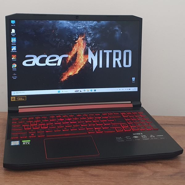 БУ Игровой ноутбук Acer Nitro AN515-54-7476 15.6" FHD 144гц / Intel Core i7-9750H / Nvidia Geforce RTX2060-6гб / 16гб DDR4 / 256гб SSD + 750гб HDD #3153 фото