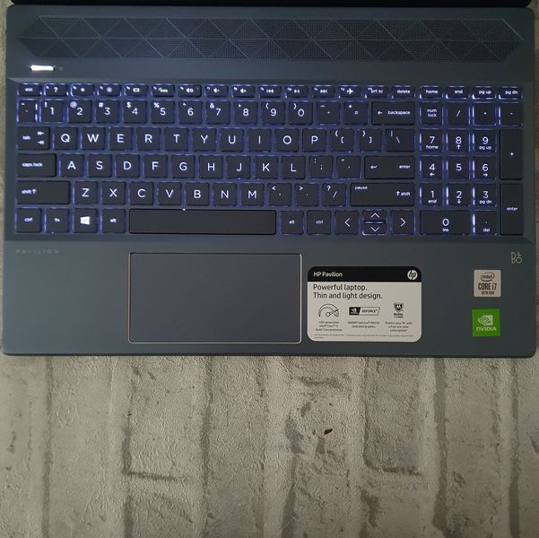 БВ Ігровий ноутбук HP Pavilion 15-cs300 15.6" HD TOUCH / Intel Core i7-1065G7 / Nvidia Geforce MX250 / 16гб DDR4 /128гб SSD + 500 HDD #3420.3 фото
