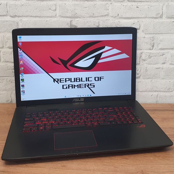БВ Ігровий ноутбук Asus ROG G771J 17.3" FHD / NVIDIA GTX960M / i7-4720HQ / 16гб ОЗУ / 128гб SSD + 500гб HDD #2166 фото