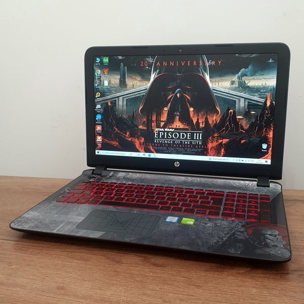 БУ Игровой ноутбук HP Pavilion Star Wars 15.6" FHD / Intel Core i5-6200U / GeForce 940M / 16гб DDR4 / 128гб SSD + 500gb #3406 16\500 фото