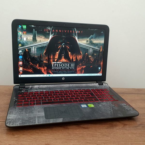 БУ Игровой ноутбук HP Pavilion Star Wars 15.6" FHD / Intel Core i5-6200U / GeForce 940M / 16гб DDR4 / 128гб SSD + 500gb #3406 16\500 фото