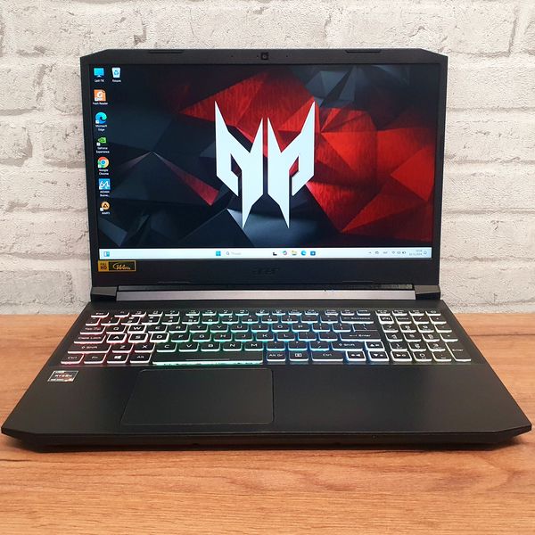 Игровой ноутбук Acer Nitro 5 AN515-45 15.6"FHD 144 Гц / Razen 5-5600H / Nvidia Geforce RTX3060 6gb / 16гб DDR4 / 256гб SSD + 500гб HDD #1301 фото