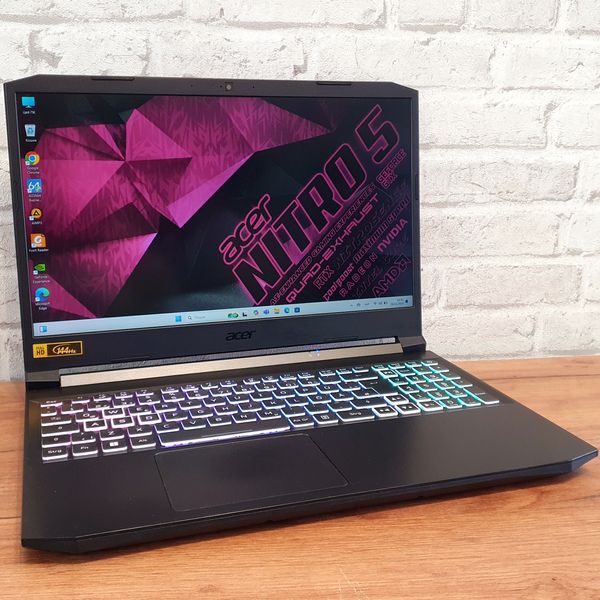 Ігровий ноутбук Acer Nitro 5 AN515-57 15.6"FHD 144 Гц / Intel Core i5-11400H / Nvidia Geforce RTX3060 6gb / 16гб DDR4 / 512 гб SSD #1260 фото