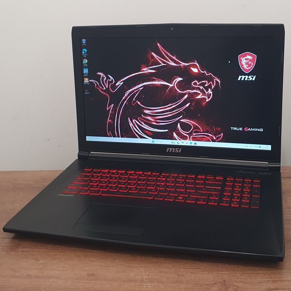 БУ Игровой ноутбук MSI GL72M 7RDX 17.3" FHD / Intel Core i7-7700HQ / Nvidia Geforce GTX1050 / 16гб DDR4 / 128гб SSD + 500гб HDD #3105 фото