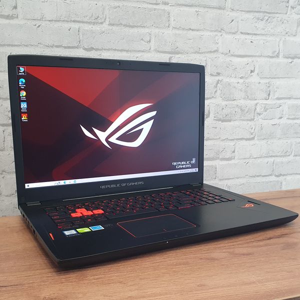 Игровой ноутбук Asus ROG Strix 17.3 / i7-6700HQ / GTX1060 6gb / 16гбDDR5 / 128 SSD + 1TB HDD Asus ROG i7-6 1060-6gb фото