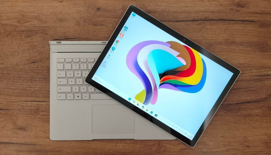 БУ Ноутбук Microsoft Surface Book 2 / 13.5" PixelSense Touch / Intel Core i7-8650U / GeForce GTX 1050 / 8гб RAM / 256гб SSD #3460 фото