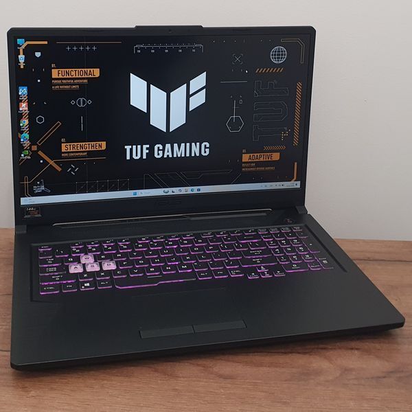 БВ Ігровий ноутбук Asus TUF Gaming A17 FA706IH 17.3" FHD 144гц / AMD Ryzen 5 4600H / Nvidia Geforce GTX 1650 4gb / 16гб DDR4 / 512гб SSD #3021 фото