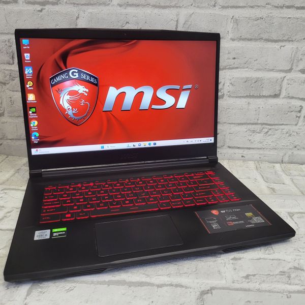 Ігровий ноутбук MSI GF63 Thin 10SC 15.6" FHD / Intel Core i5-10300H / Nvidia Geforce GTX1650 / 16гб DDR4 / 256гб SSD + 500гб HDD #855 фото