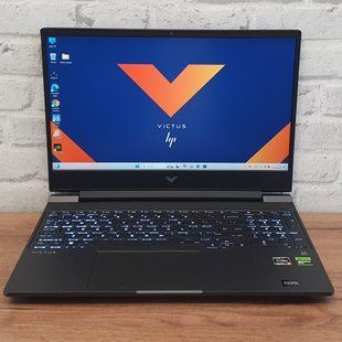 БВ Ігровий ноутбук HP Victus 15-fb1013dx 15.6" FHD 144гц / AMD Ryzen 5 7535HS / Nvidia GeForce RTX 2050 / 16гб DDR4 / 512гб SSD #Radeon+2050 фото
