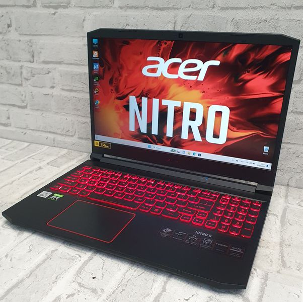 Ігровий ноутбук Acer Nitro 5 AN515-55-57BK 15.6" FHD 144гц / Intel Core i5-10300H / Nvidia Geforce RTX3050 / 16гб DDR4 / 512гб SSD #857 фото