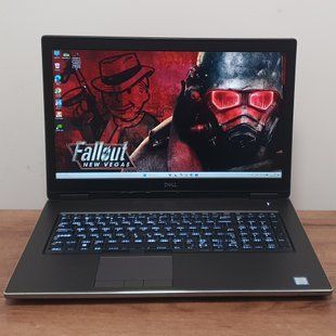БУ Игровой ноутбук Dell Precision 7740 17.3" FHD / Intel Core i9-9980HK / RTX3000-6gb (RTX 2060) / 16гб ОЗУ / 512гб SSD #2132 фото