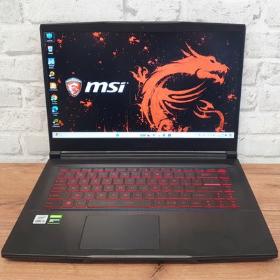 Игровой ноутбук MSI GF63 Thin 10SC 15.6" FHD / Intel Core i5-10500H / Nvidia Geforce GTX1650 / 16гб DDR4 / 256гб SSD + 500гб HDD #1153 фото