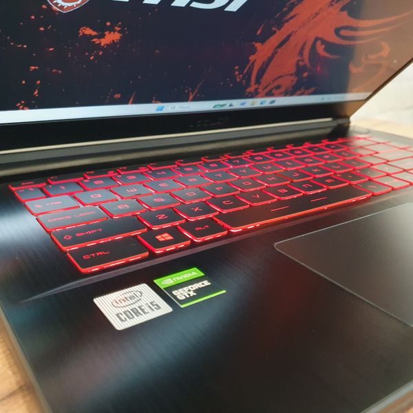 Ігровий ноутбук MSI GF63 Thin 10SC 15.6" FHD / Intel Core i5-10500H / Nvidia Geforce GTX1650 / 16гб DDR4 / 256гб SSD + 500гб HDD #1153 фото