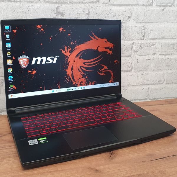 Ігровий ноутбук MSI GF63 Thin 10SC 15.6" FHD / Intel Core i5-10500H / Nvidia Geforce GTX1650 / 16гб DDR4 / 256гб SSD + 500гб HDD #1153 фото