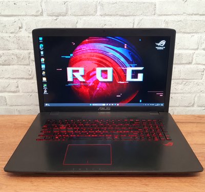 Ігровий ноутбук ASUS ROG 17.3 FHD / i7-6700HQ / GTX960M 4gb / 16гбDDR4 / 128 SSD + 500gb HDD #AsusRogGtx960M фото