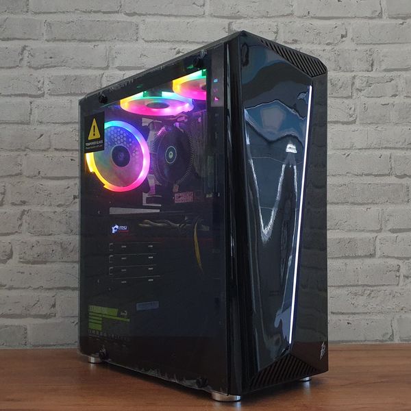 Ігровий комп'ютер Intel Core i5-6500 / GTX 1060 6gb / 128гб SSD + 500gb HDD / 500Вт БЖ 1060 w RGB box фото