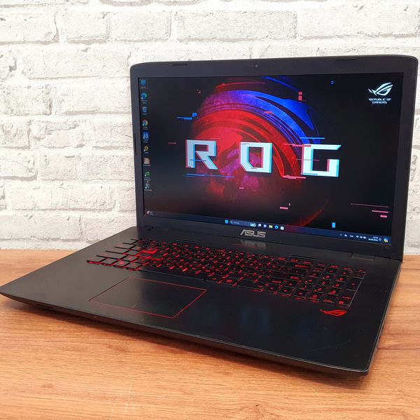 Ігровий ноутбук ASUS ROG 17.3 FHD / i7-6700HQ / GTX960M 4gb / 16гбDDR4 / 128 SSD + 500gb HDD #AsusRogGtx960M фото