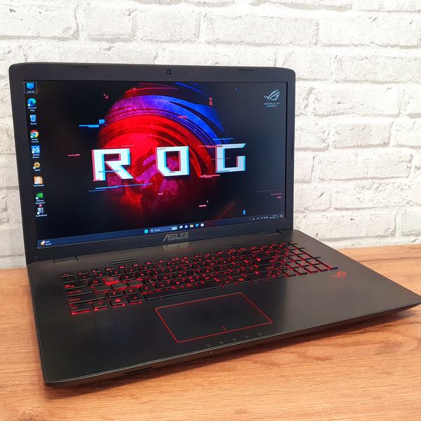 Ігровий ноутбук ASUS ROG 17.3 FHD / i7-6700HQ / GTX960M 4gb / 16гбDDR4 / 128 SSD + 500gb HDD #AsusRogGtx960M фото