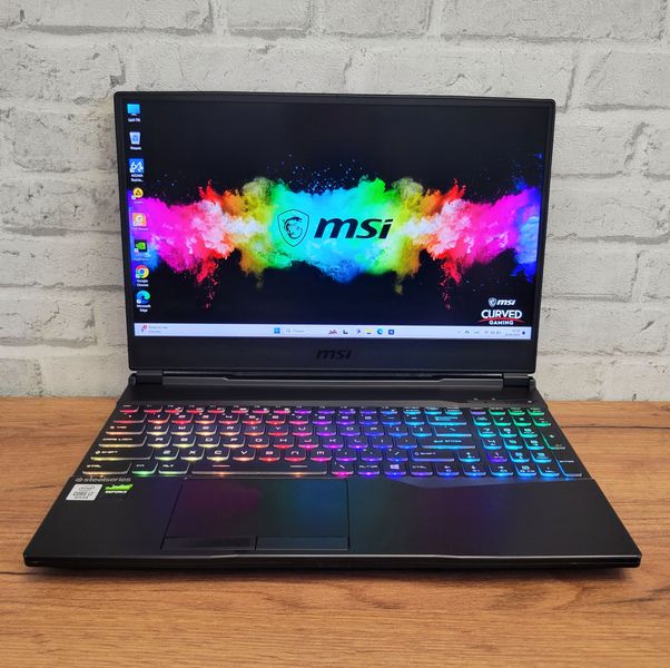 Ігровий ноутбук MSI GL65 Leopard 10SFK 15.6"144гц / Nvidia RTX2070 8гб / Intel Core i7-10750H / 16гб DDR4 / 256гб SSD + 500гб HDD #1096 фото