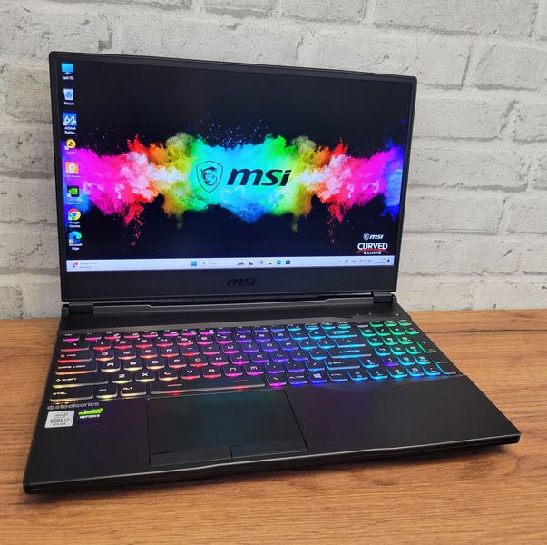 Ігровий ноутбук MSI GL65 Leopard 10SFK 15.6"144гц / Nvidia RTX2070 8гб / Intel Core i7-10750H / 16гб DDR4 / 256гб SSD + 500гб HDD #1096 фото