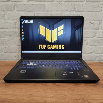 Игровий ноутбук ASUS  TUF Gaming FX705DT 17.3" 144гц / Ryzen 5 3500H  / Nvidia Geforce GTX1650 / 16гб DDR4 / 256гб SSD + 500гб SSD #1136 фото