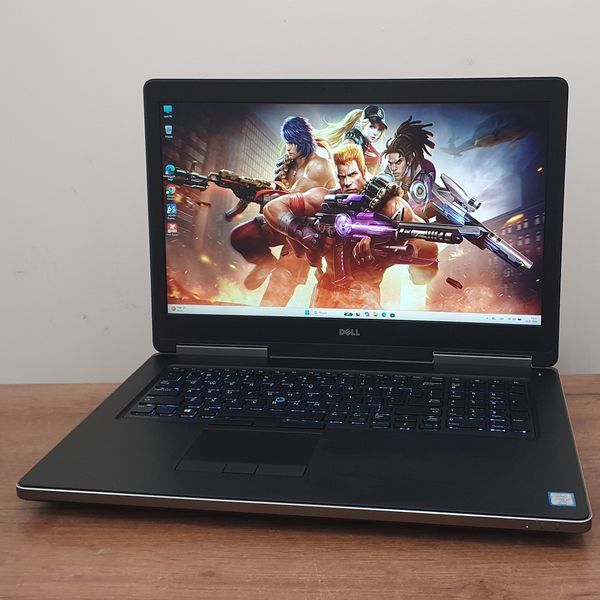 БУ Игровой ноутбук Dell Precision 7720 17.3" FHD / Nvidia Quadro M1200 / Intel Core i7-7820HQ / 16гб DDR4 / 128гб SSD + 500гб HDD #3272.1 16\128+500 фото