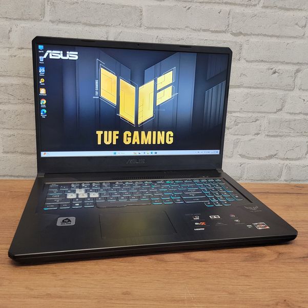 Ігровий ноутбук ASUS  TUF Gaming FX705DT 17.3" 144гц / Ryzen 5 3500H  / Nvidia Geforce GTX1650 / 16гб DDR4 / 256гб SSD + 500гб HDD #1136 фото