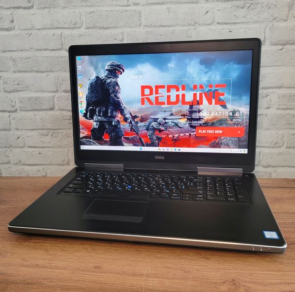 Игровой ноутбук Dell Precision 7710 17.3" FHD / Intel Core i5-6300HQ / AMD Radeon R9 M375X / 8гб DDR4 / 128гб SSD + 500гб HDD #1127 фото