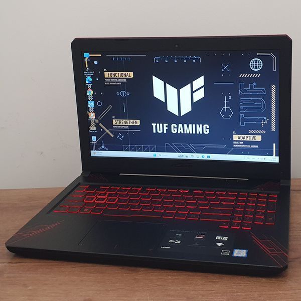 БВ Ігровий ноутбук ASUS TUF FX504GD 15.6" FHD / Intel Core i5-8300H / GTX1050 / 16гб DDR4 / 512гб SSD #3223 фото