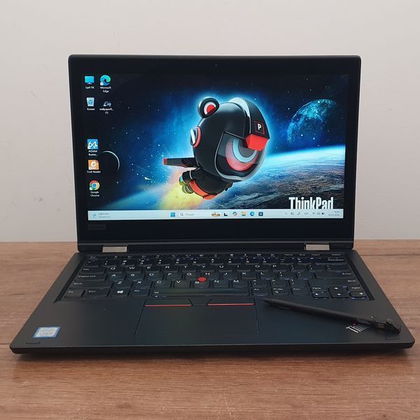 БВ Ноутбук трансформер Lenovo ThinkPad L380 Yoga 13.3" FHD IPS Touch + Стілус / Intel Core i5-8250U / 16гб DDR4 / 256гб SSD #3100.1 фото