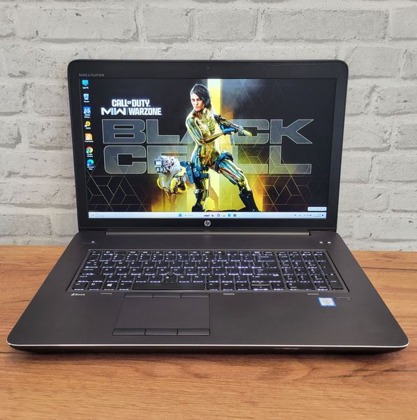 Игровой ноутбук HP Zbook 17 G3 17.3" FHD / Intel Core i7-7820HQ / Nvidia Quadro P3000 6gb / 16гб DDR4 / 512гб SSD #1058 фото