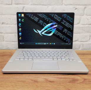 БУ Игровой ноутбук ASUS ROG Zephyrus G14 GA401QM 14" FHD 144гц / Nvidia Geforce RTX3060 / Ryzen 7-5800HS / 16гб DDR4 / 512гб SSD #ROG Zephyrus фото