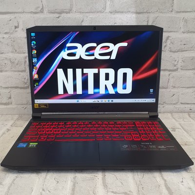 Ігровий ноутбук Acer Nitro 5 AN515-57 15.6" FHD 144гц / Intel Core i5-11400H / Nvidia Geforce RTX3050ti / 16гб DDR4 / 512гб SSD #868 фото