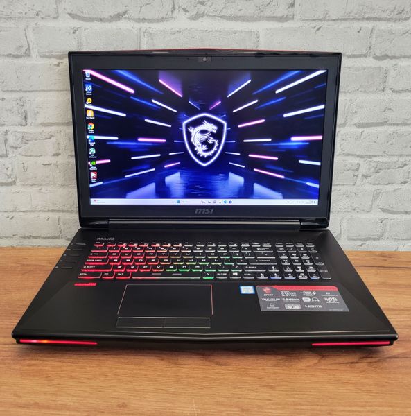 Ігровий ноутбук MSI GE72S 6QF Dominator Pro G 17.3" / Intel Core i7-6920HQ / Nvidia GTX 980 8gb / 32гб DDR4 / 128гб SSD + 500gb HDD #1027 фото