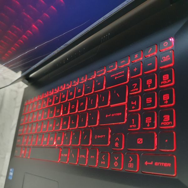 Игровой ноутбук MSI KATANA GF66 11UD 15.6" FHD 144гц / Intel Core i7-11800H / Nvidia Geforce RTX3050ti / 16гб DDR4 /128гб SSD + 1 Tb HDD #965 фото