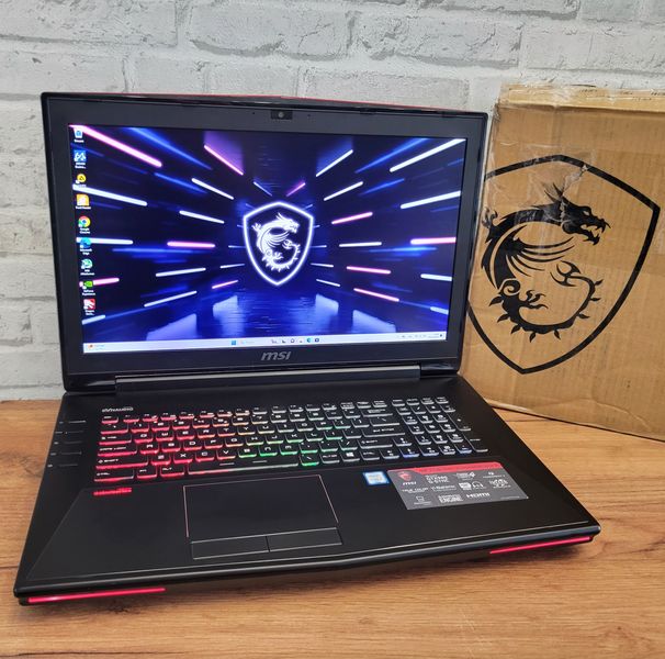 Ігровий ноутбук MSI GE72S 6QF Dominator Pro G 17.3" / Intel Core i7-6920HQ / Nvidia GTX 980 8gb / 32гб DDR4 / 128гб SSD + 500gb HDD #1027 фото