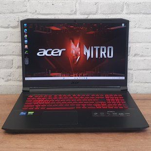 БВ Ігровий ноутбук ACER Nitro 517-54 17.3" FHD 144гц / RTX3060 6gb / i7-11800H / 16гб DDR4 / 512гб SSD #2071 фото