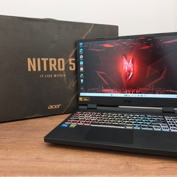 БВ Ігровий ноутбук Acer Nitro 5 AN515-58 15.6" FHD 144 Гц / Intel Core i5-12500H / Nvidia RTX3050 / 16гб DDR4 / 512гб SSD #3443 16\512 фото