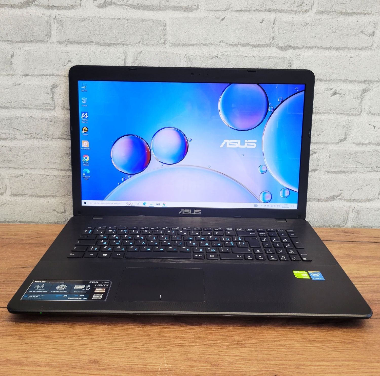 Windowsノート本体 AH52/H2 Ryzen7 7730U/1TB/32GB/FHD/Office Купить БУ Игровой ноутбук ASUS R752L 17.3