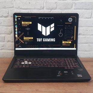 БУ Игровой ноутбук Asus TUF FX705DT 17.3" FHD / AMD Ryzen 7 3750H / Nvidia Geforce GTX 1650 4gb / 16гб DDR4 / 512гб SSD #3065 фото